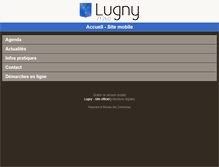 Tablet Screenshot of lugny-en-maconnais.fr